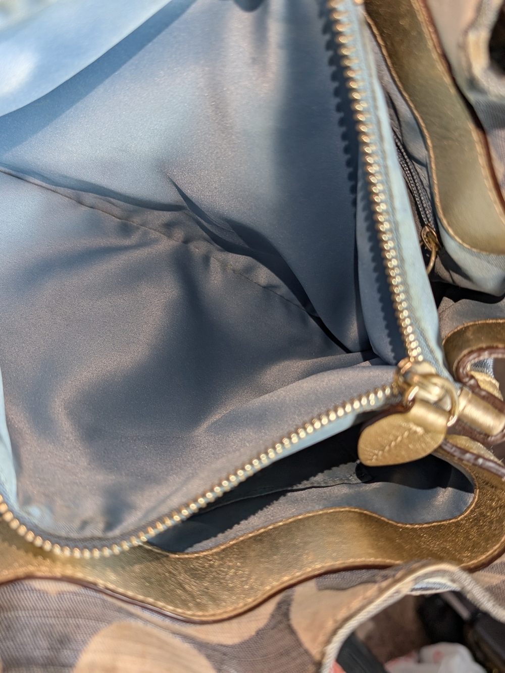 Coach Penelope Denim Satchel - Picture 8 of 9